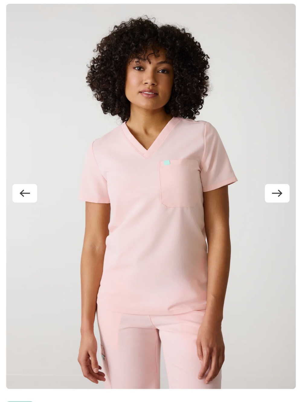 Garde Malade Scrub Set in Rose Quartz